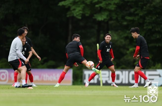 아시안게임 대표팀 7월 소집훈련 장면