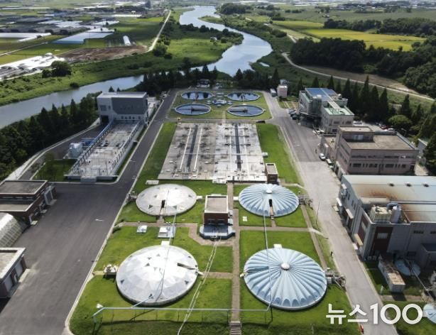 안성공공하수처리시설 전경