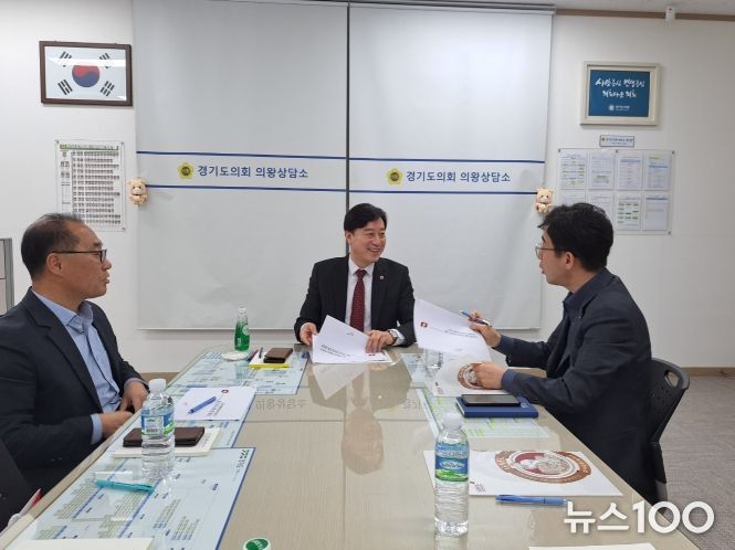 경기도의회 김영기 의원, 경기외고 외국인 유학생 특별전형 필요성 관련 정담회 개최