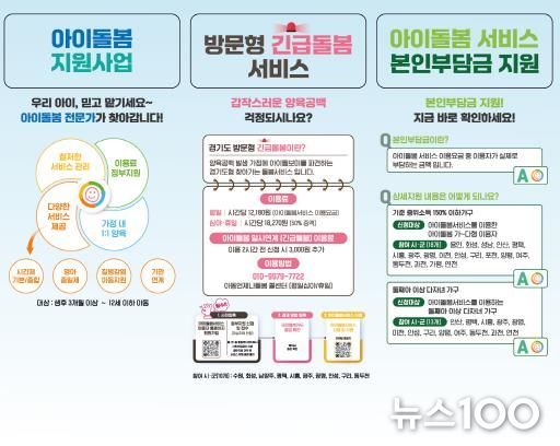 아이돌봄서비스 그래픽