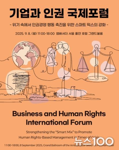 「기업과 인권 국제포럼」 웹포스터
