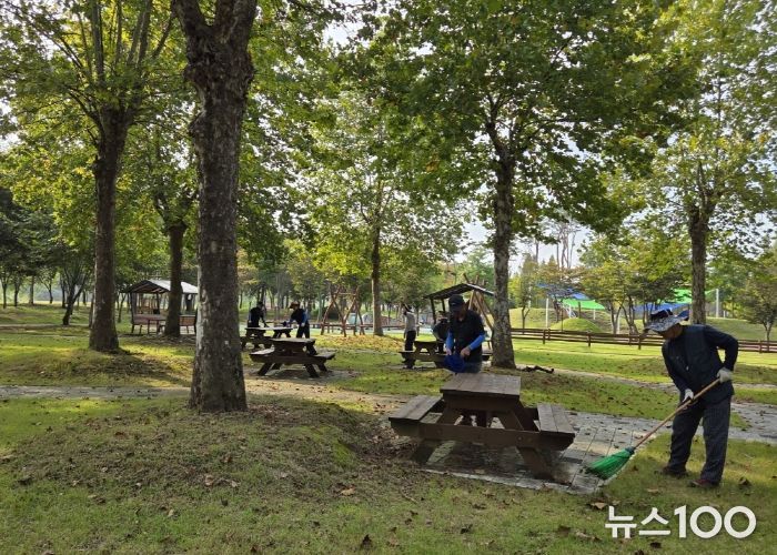 여주시, 추석 맞이 공원·수목원 대청소
