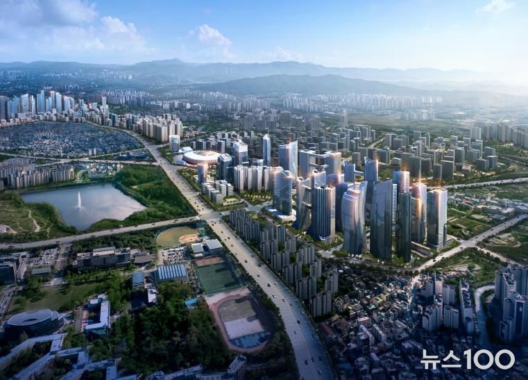 수원시 경제자유구역 조감도