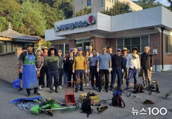 수원시 장안구 파장동, 추석 앞두고 민·관 합동 대청소 실시