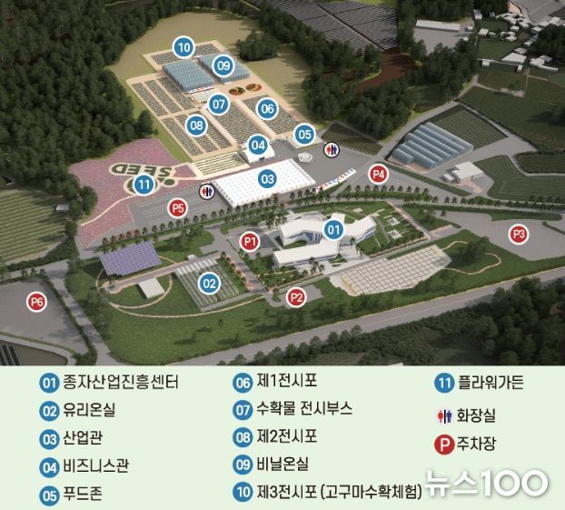 2025 국제종자박람회장 조감도