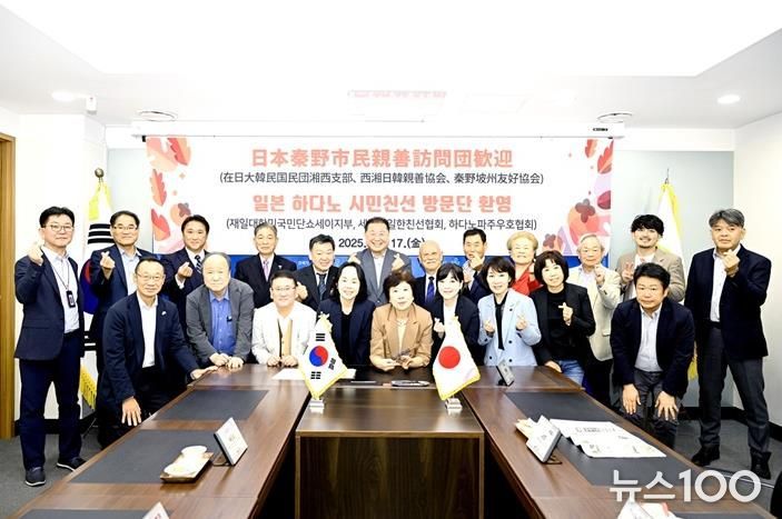 일본 하다노 시민 친선 방문단, 파주시 내방