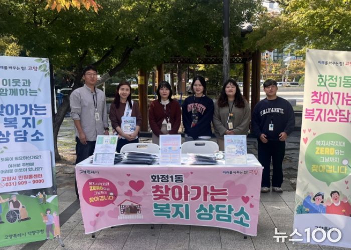 고양시 화정1동, 덕양구청·원당종합사회복지관과 ‘찾아가는 복지상담소’ 운영