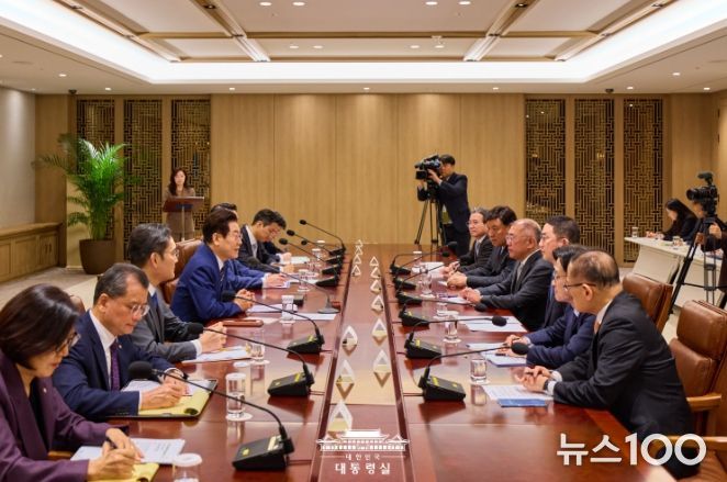 한미 관세협상 후속 민관 합동회의(대통령실)