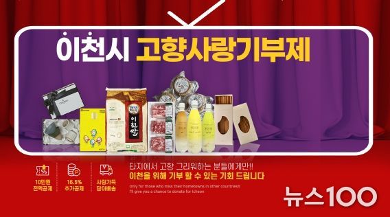 이천시, ‘이번N이천 고향사랑기부제 연말 이벤트’ 추진