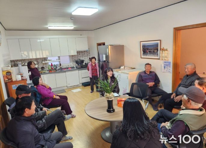 설성면, 새해맞이 경로당 현장 방문