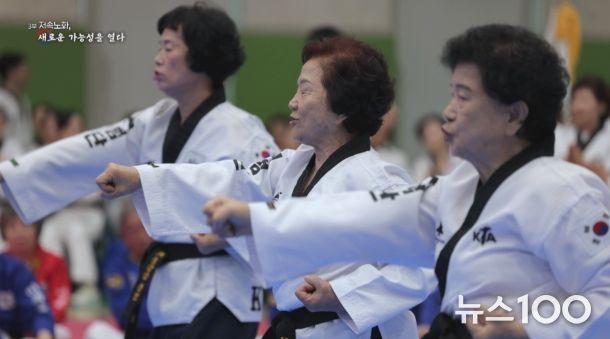 국기원에서 재편집한 YTN 다큐멘터리 영상 장면.