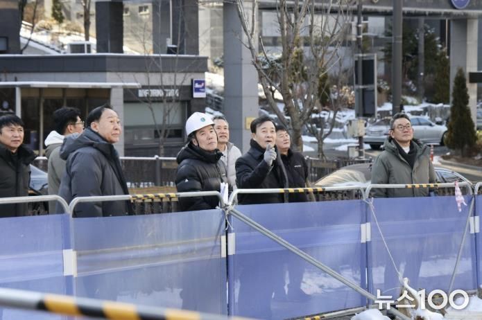 김성제 의왕시장, 의왕푸른초·백운호수중학교 개교 준비 현장 점검