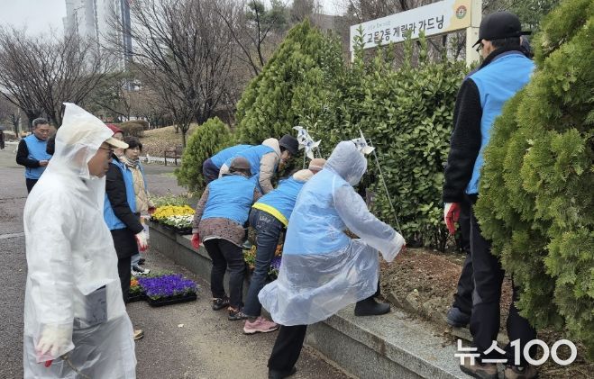 구리시 교문2동, 기간단체와 함께