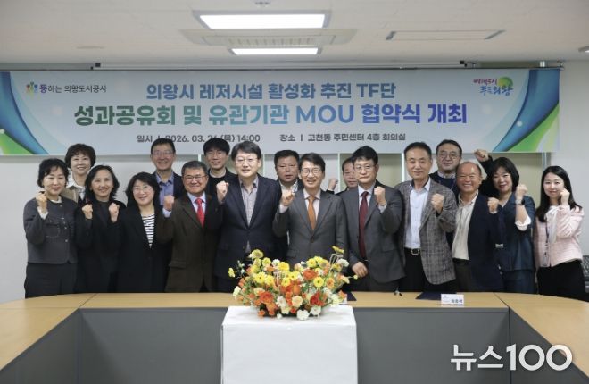 의왕도시공사, 레저시설 활성화 추진 TF단 최종 성과공유회 및 다자간 업무 협약식 개최