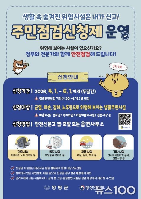 2026년 주민점검신청제 운영