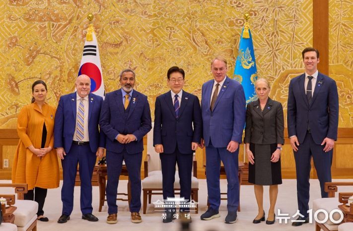 미 하원의원단 접견(청와대)