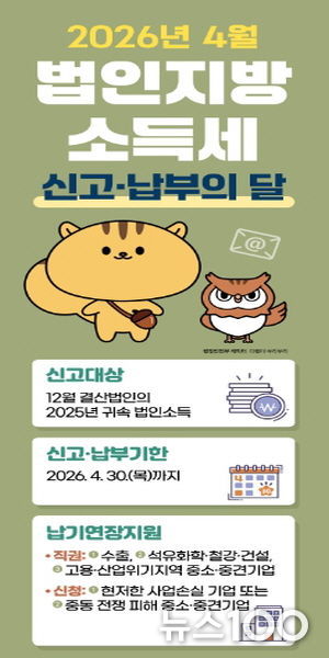 안성시, 4월은 '법인지방소득세' 신고·납부의 달