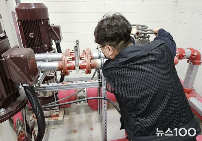 수원시 팔달구 인계동, 청사 이전 후 첫 소방 안전 점검 실시